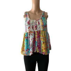 True Destiny M Boho Style Flowy Tank Top